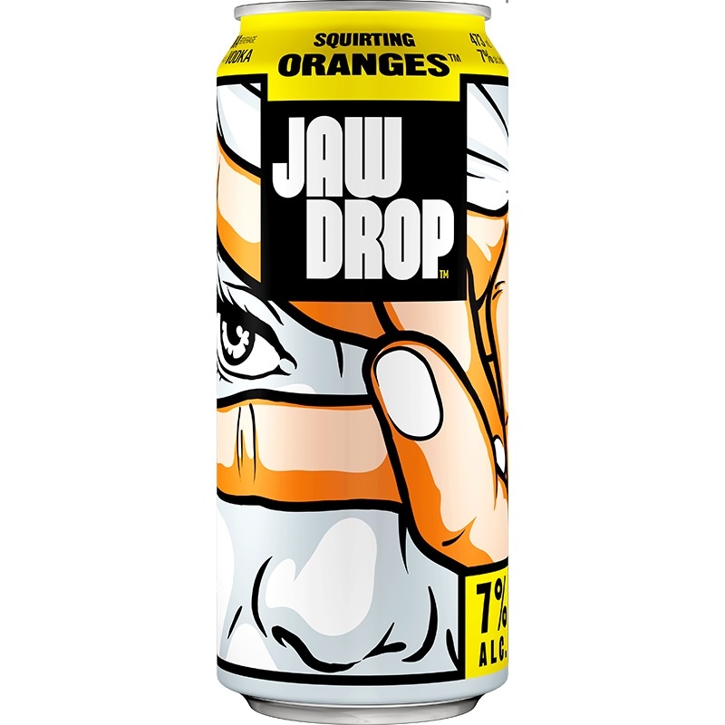 Jaw Drop Squirting Oranges Tall Can